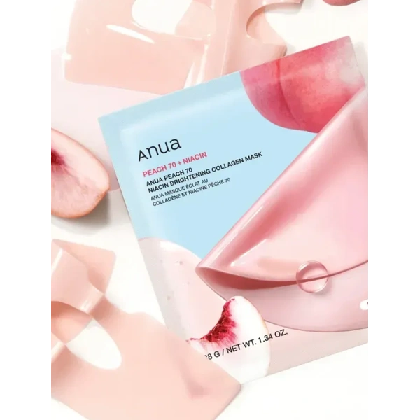 Тканинна маска для обличчя з ефектом освітлення