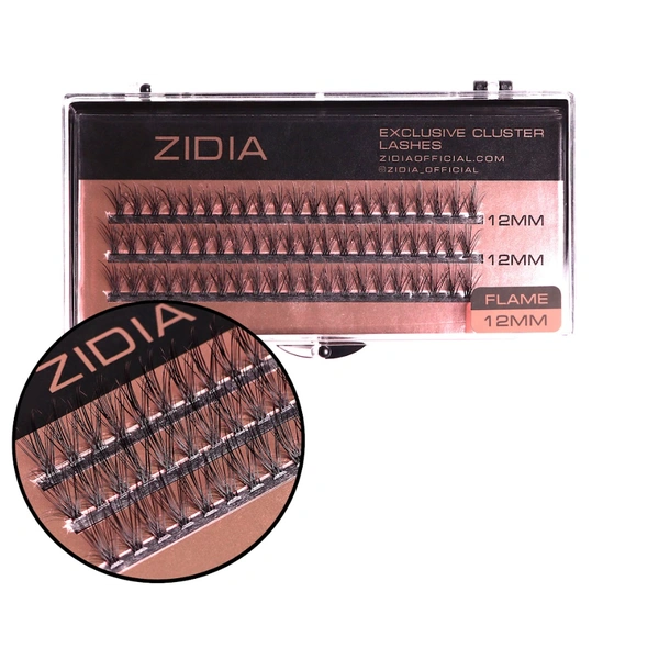 Вії пучкові (3 стрічки, розмір 12 мм)