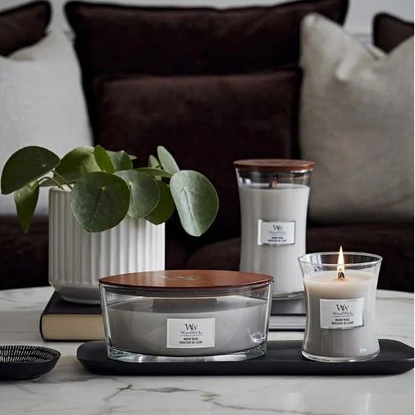 Ароматична свічка з ароматом теплої шерсті