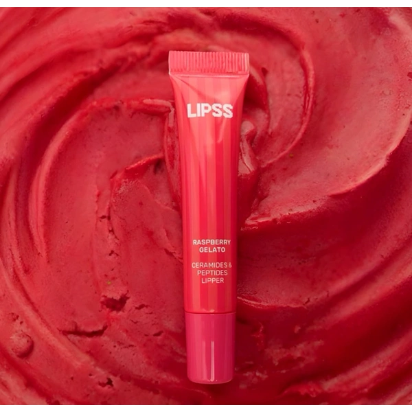 Блиск для губ з пептидами з ароматом малинового морозива