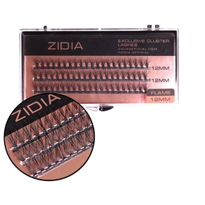 Вії пучкові (3 стрічки, розмір 12 мм)