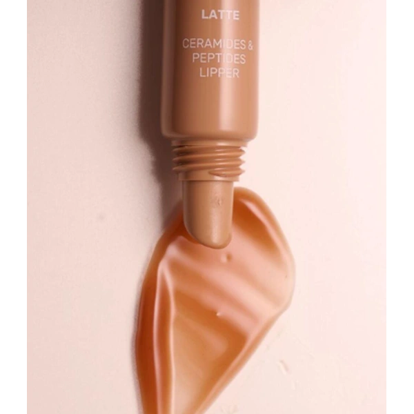 Блиск для губ з пептидами з ароматом латте