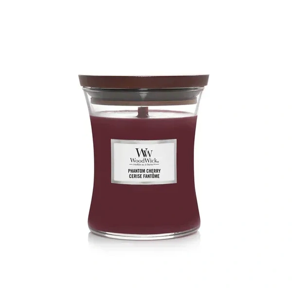 Ароматична свічка з ароматом темної вишні та амбри