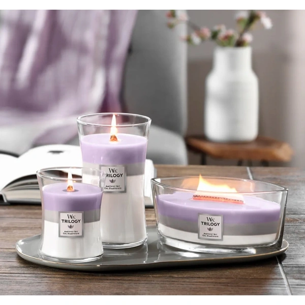 Ароматична свічка з ароматом бузини, сандалу та кедру