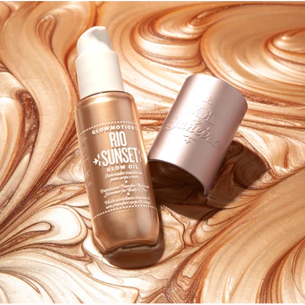 Олія з мерехтливими частинками для тіла