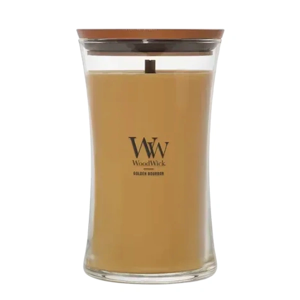 Ароматична свічка з ароматом медового віскі та копченого дерева