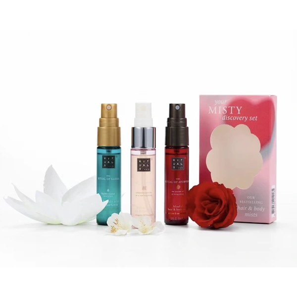 Набір ароматизованих спреїв для тіла у міні форматі