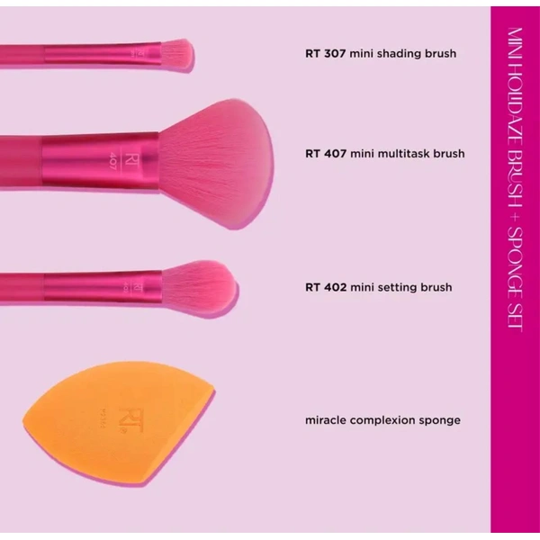 Набір пензлів для макіяжу обличчя