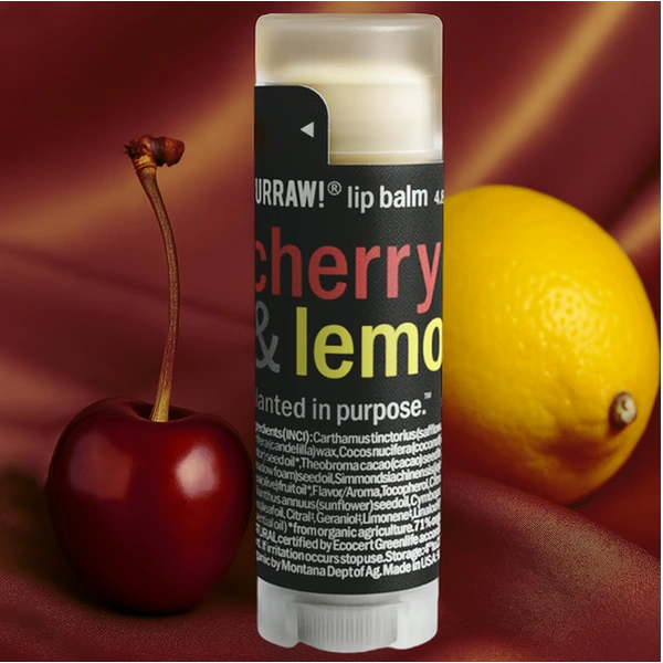Бальзам для губ з ароматом вишні та лимону