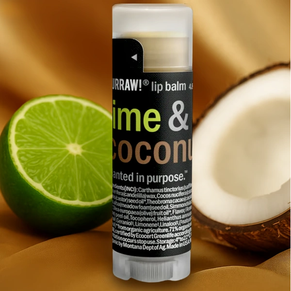 Бальзам для губ з ароматом кокосу та лайму