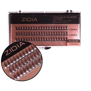 Вії пучкові (3 стрічки, розмір 10 мм)