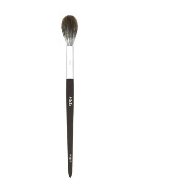 Пензлик для рум'ян, хайлайтеру та корекції з натурального волокна