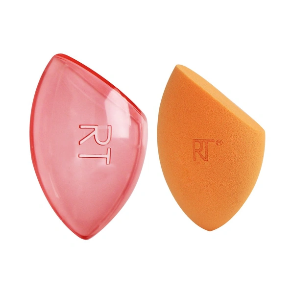 Спонжик для нанесення тональної основи з холдером в комплекті