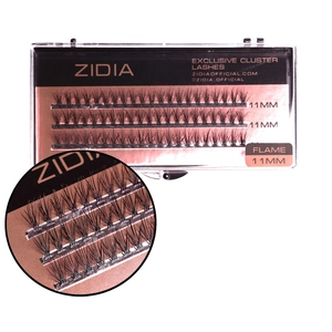 Вії пучкові (3 стрічки, розмір 11 мм)