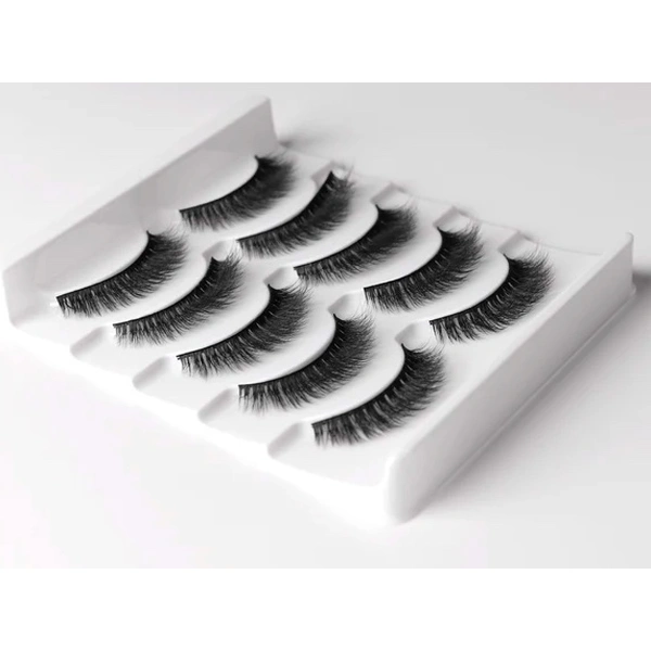 Накладні вії на стрічці багаторазові (5 пар)