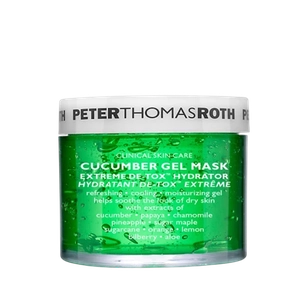 Гелева маска для обличчя для інтенсивного детоксу та зволоження з екстрактом огірка