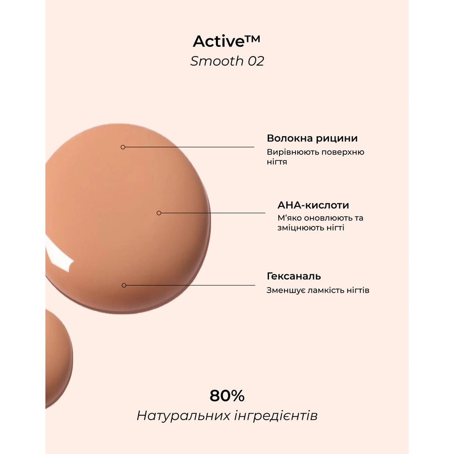 Засіб для нігтів з ефектом CC-лаку та сатиновим фінішем