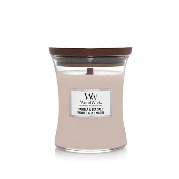 Ароматична свічка з ароматом ванілі та морської солі