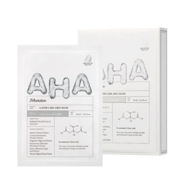 Тканинна маска для обличчя з AHA-кислотами