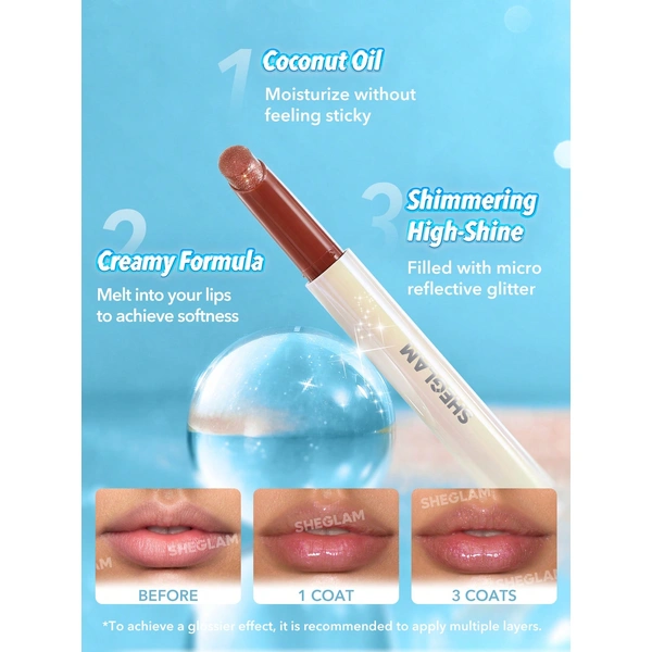 Блиск для губ з шимером