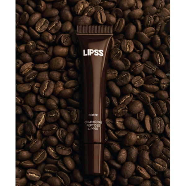 Блиск для губ з пептидами з ароматом кави