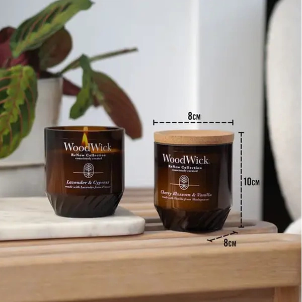 Ароматична свічка з ароматом базиліка та листя томатів