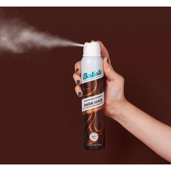 Відтінковий сухий шампунь для темного волосся