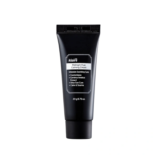 Заспокійливий нічний крем для обличчя у міні форматі