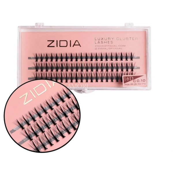 Вії пучкові (3 стрічки, розмір 9,10,11 мм)