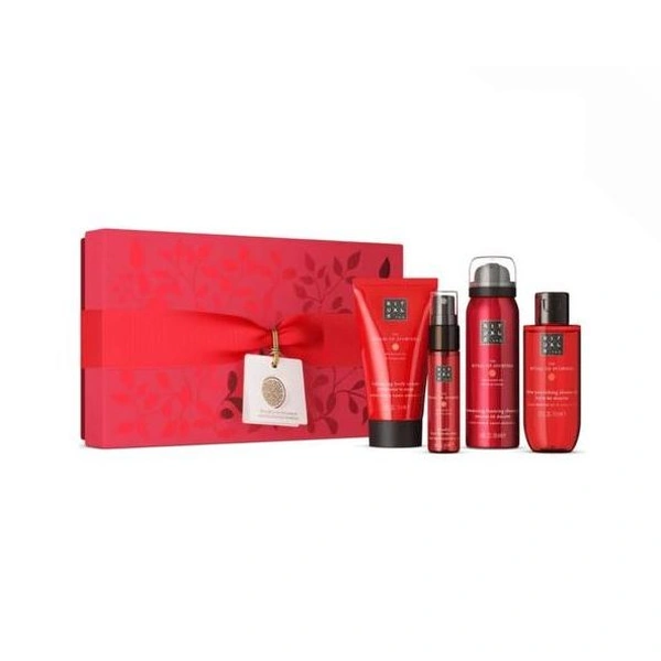 Подарунковий набір (гель-пінка для душу+крем для тіла+олійка для душу+спрей-міст)